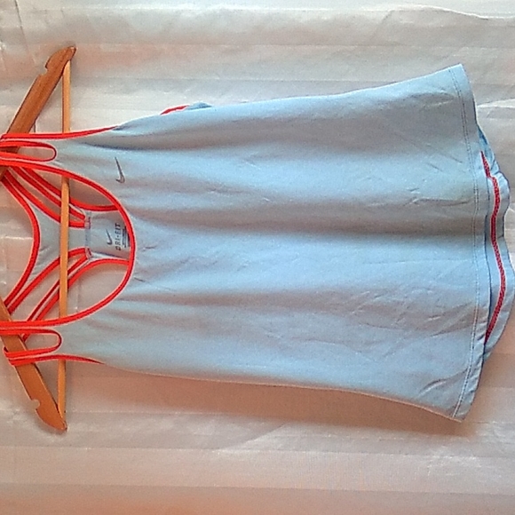Nike Dri-fit, size medium, light blue  racer back tank - Picture 1 of 6
